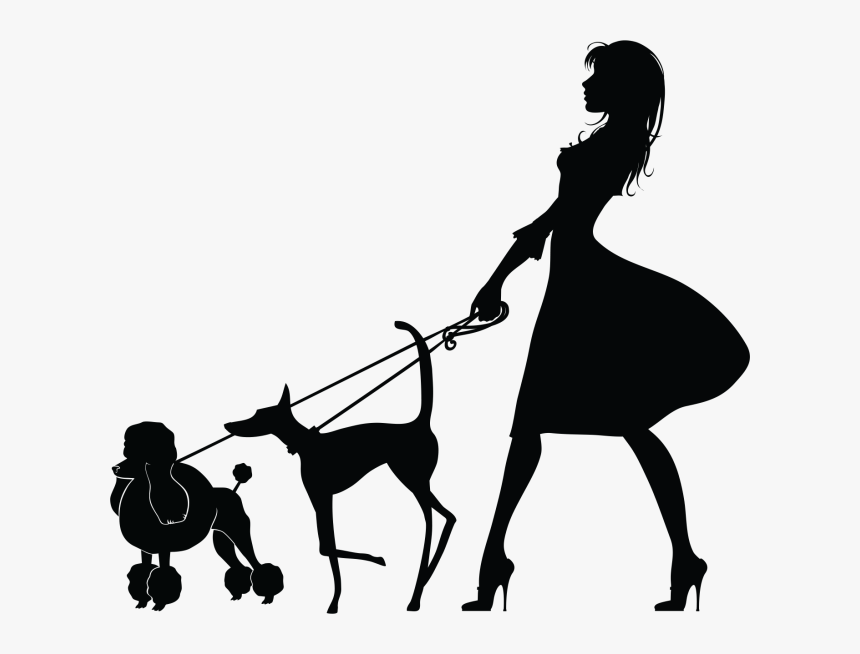 Family Clipart Silhouette Dog, HD Png Download, Free Download