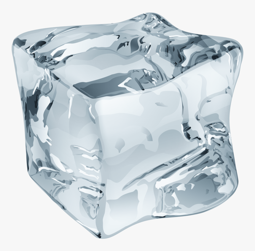 Large Ice Cube - Frozen Transparent Ice Cube, HD Png Download, Free Download