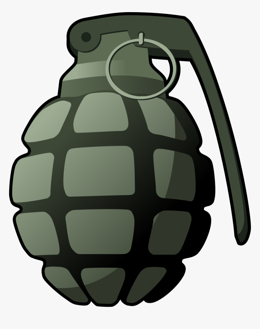 Hand Grenade Clipart Png Image - Grenade Clipart, Transparent Png, Free Download