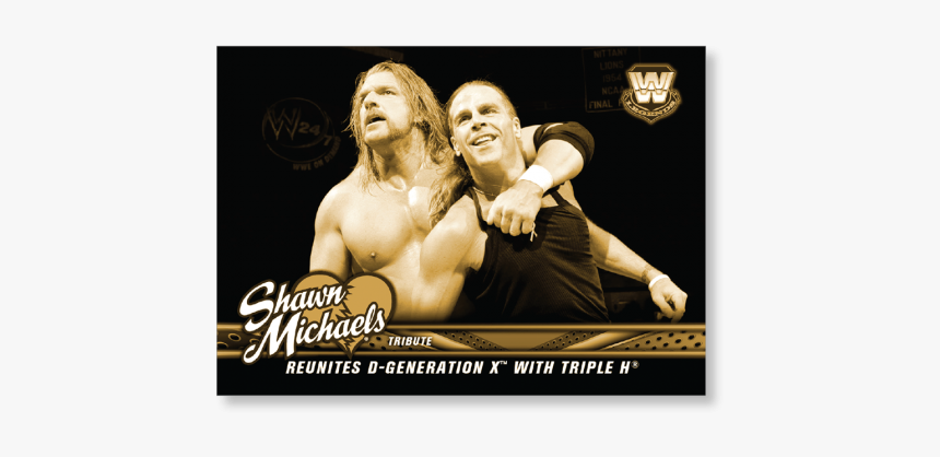 2018 Topps Wwe Heritage Reunites D Generation X With - Triple H And Shawn Michael, HD Png Download, Free Download