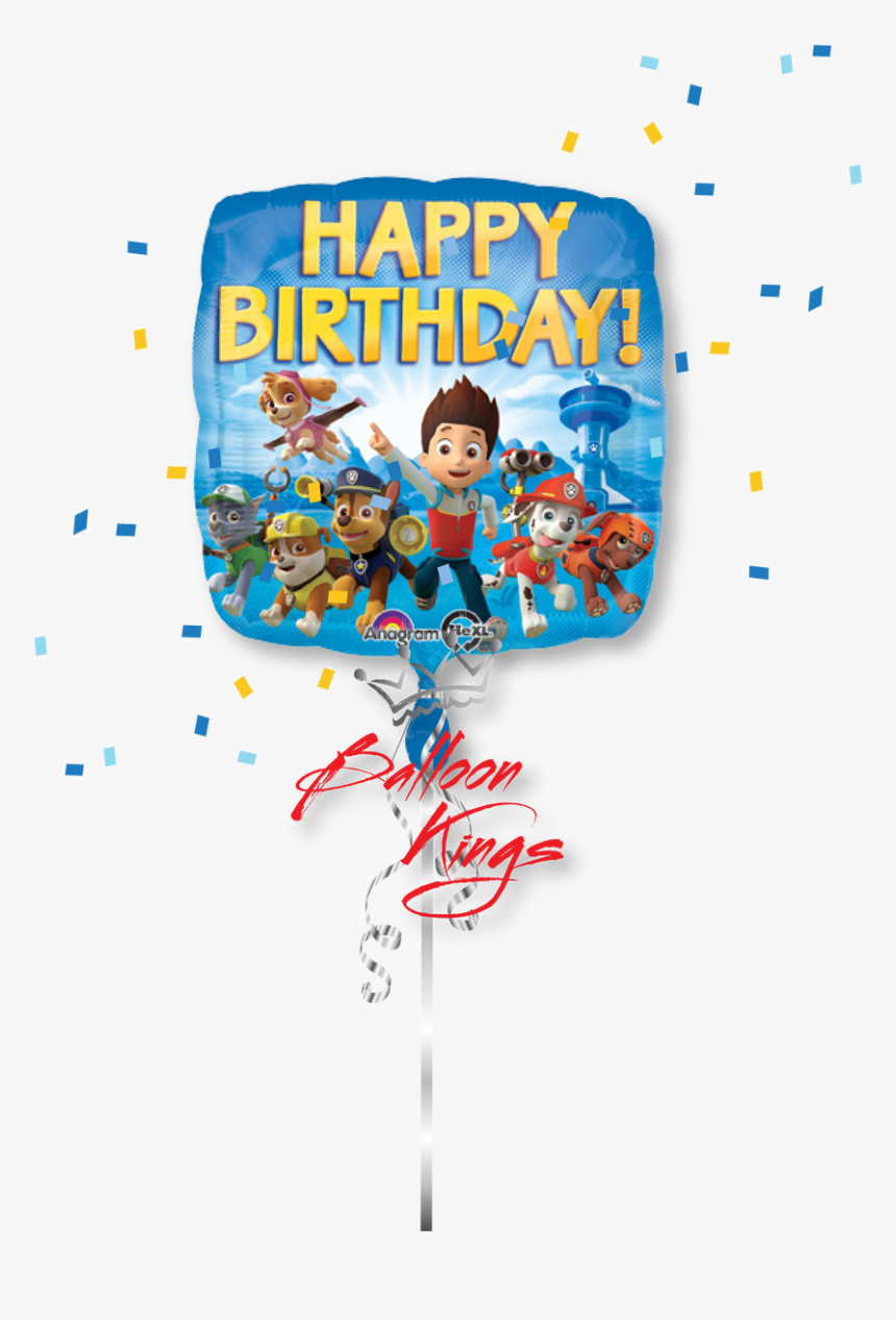 Happy Birthday Paw Patrol Group - Boy Paw Patrol Birthday, HD Png Download, Free Download