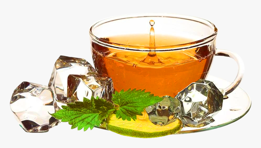 Green Tea With Ice - Herbal Tea Png Transparent, Png Download, Free Download