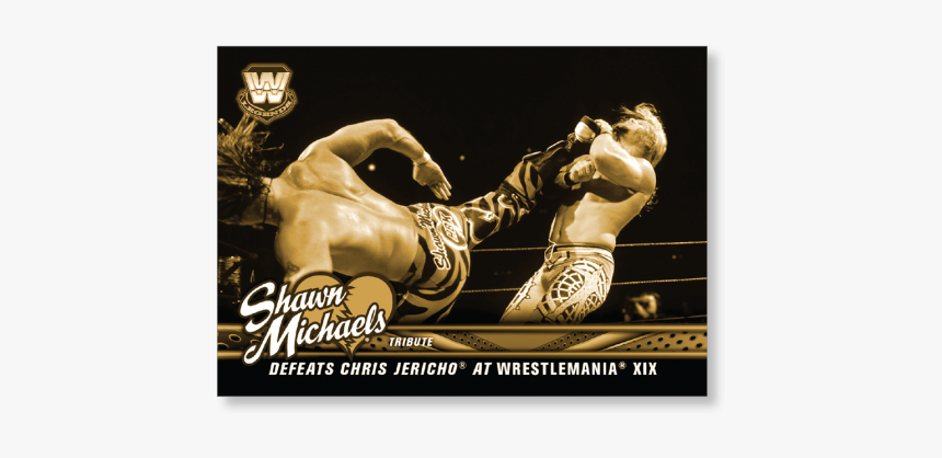2018 Topps Wwe Heritage Defeats Chris Jericho At Wrestlemania - Wwe Sweet Chin Music Chris, HD Png Download, Free Download