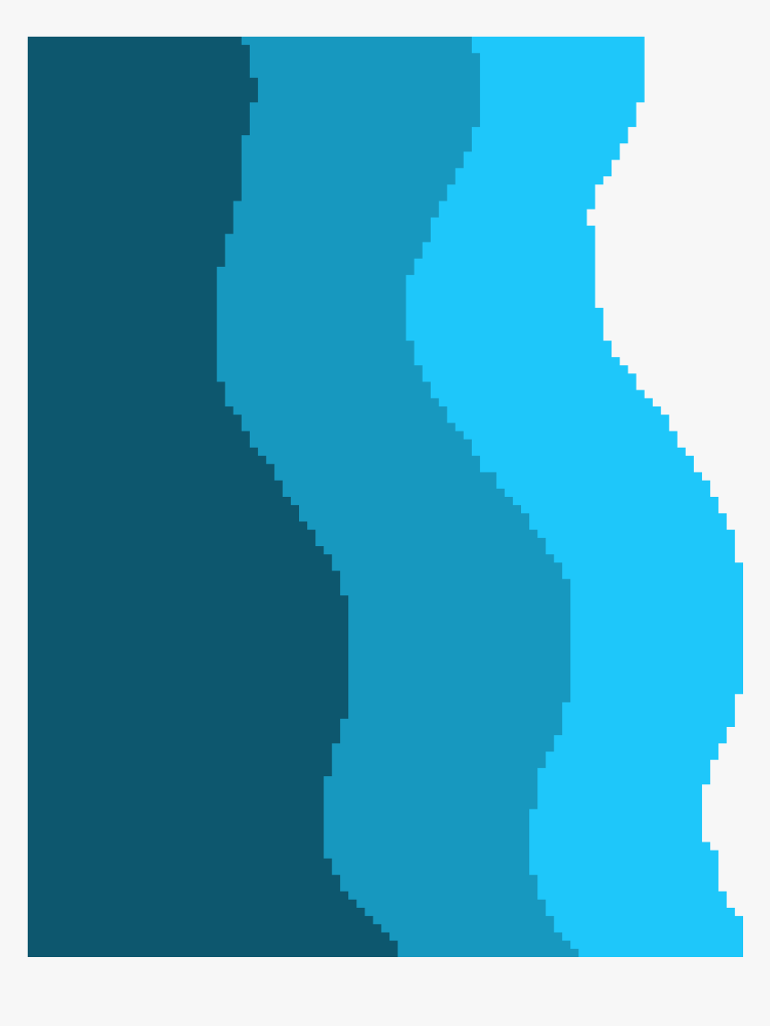 Pixel Art Sea Png, Transparent Png, Free Download