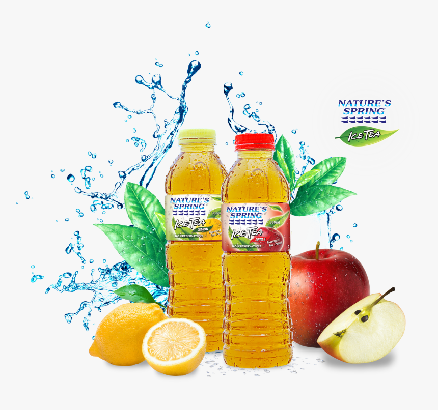 It Is Made From 100% Real Green Tea Extract That Contains - Nature Spring Flavored Water, HD Png Download, Free Download