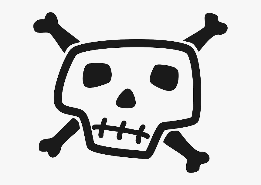 Skull And Bones Skull And Crossbones Clip Art - Skull Clipart, HD Png Download, Free Download