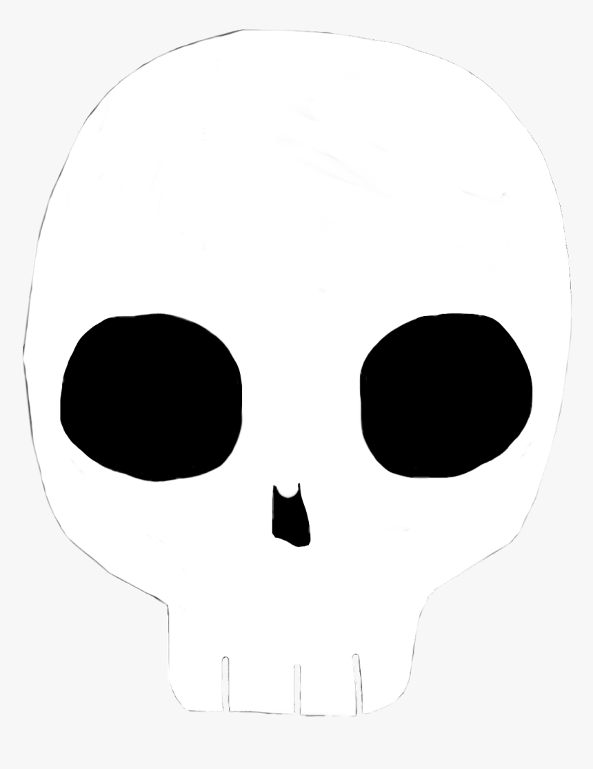 #skull #bone #head #death #skeleton #bones #brain #blackandwhite - Skull, HD Png Download, Free Download