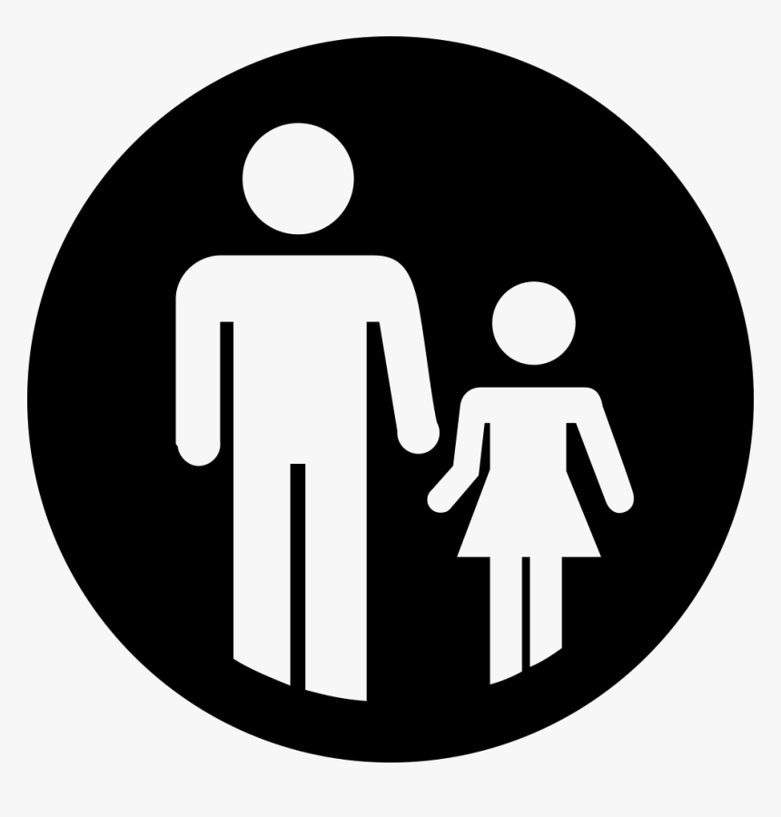 The Family Standing - Wedding Couple Black N White Clipart, HD Png Download, Free Download