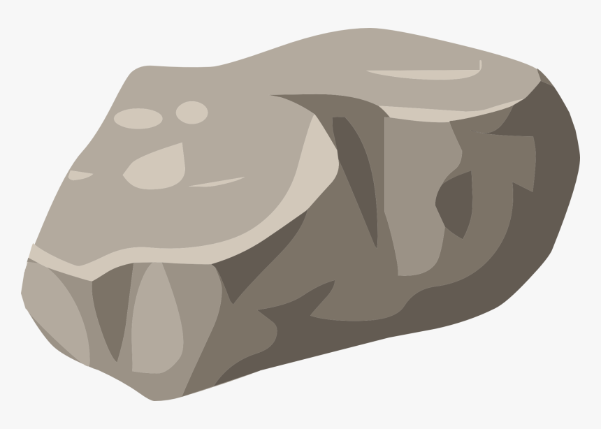 Boulder Clipart Round Stone - Transparent Background Rock Clipart, HD Png Download, Free Download