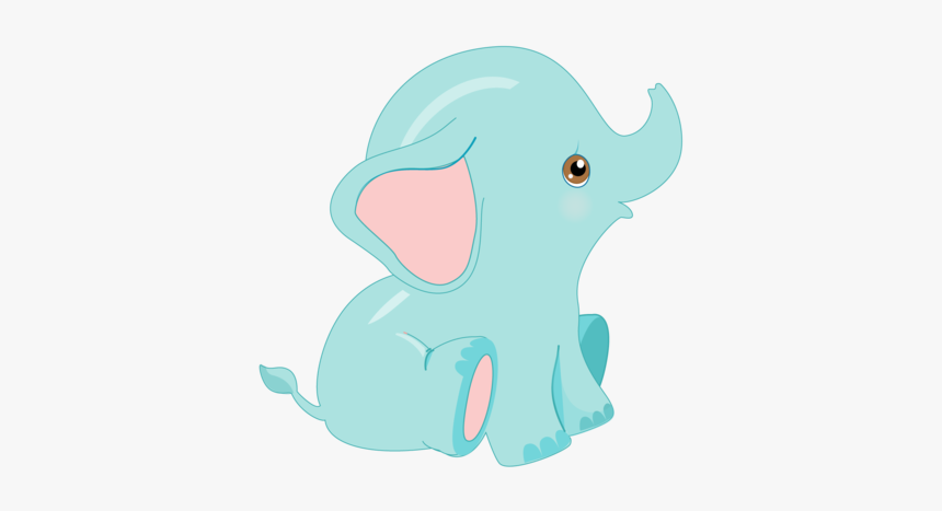 Elephant Blue Baby Png, Transparent Png, Free Download