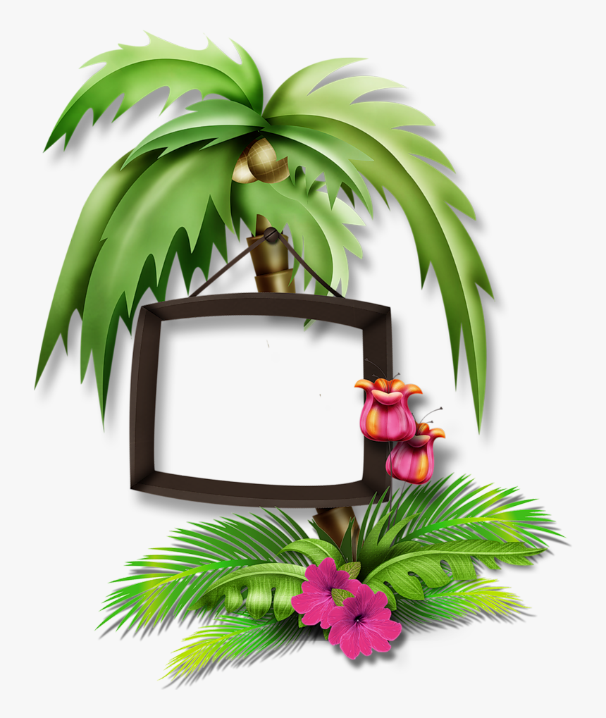 Beach Frame Clipart Png, Transparent Png, Free Download