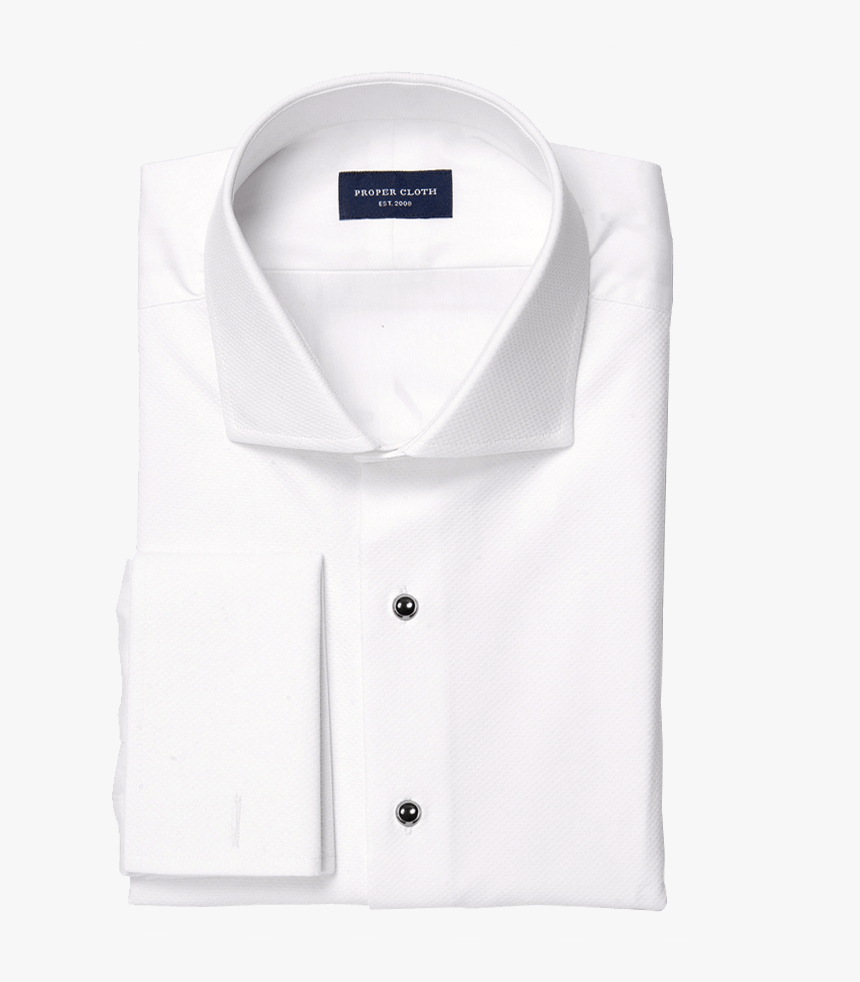 Folded Formal Shirt White, HD Png Download, Free Download