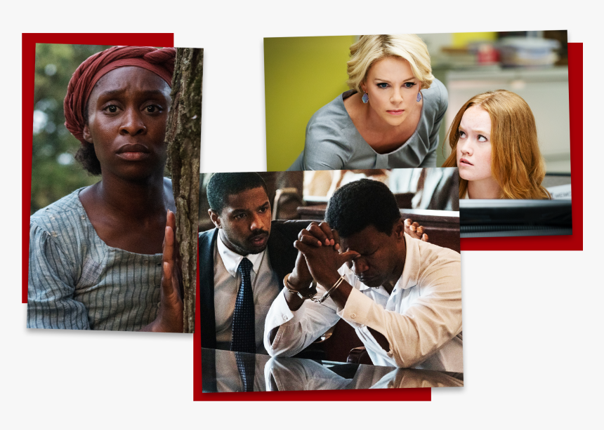 Cynthia In Harriet Jamie In Just Mercy Charlize In - Collage, HD Png Download, Free Download