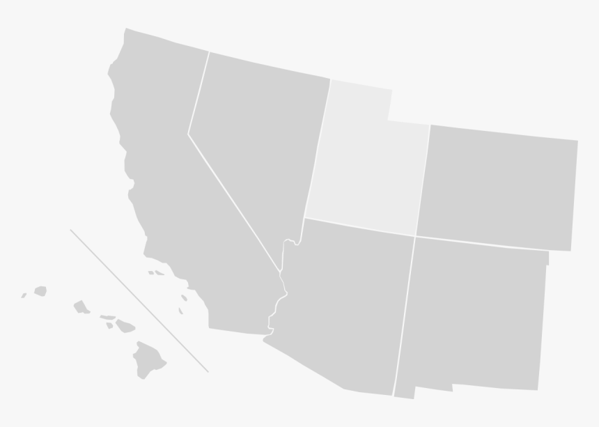 Us Southwest Temples Outline Map - Hawaii Map, HD Png Download, Free Download