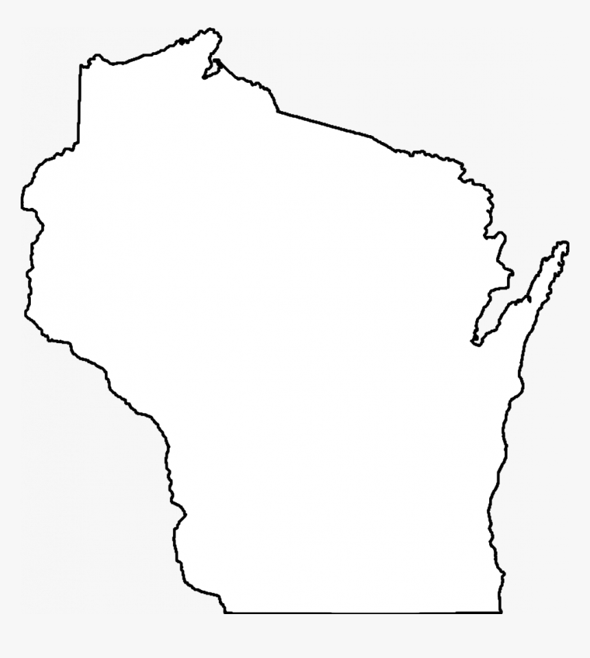 How To Draw A - Wisconsin Black And White, HD Png Download, Free Download