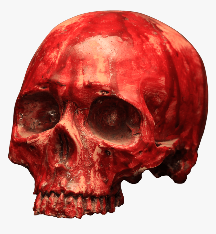 Bloody Resin Skull - Bloody Skull Png, Transparent Png, Free Download