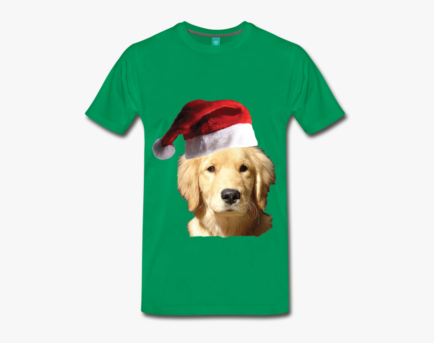 Politicstosports Christmas Golden Retriever - T-shirt, HD Png Download, Free Download