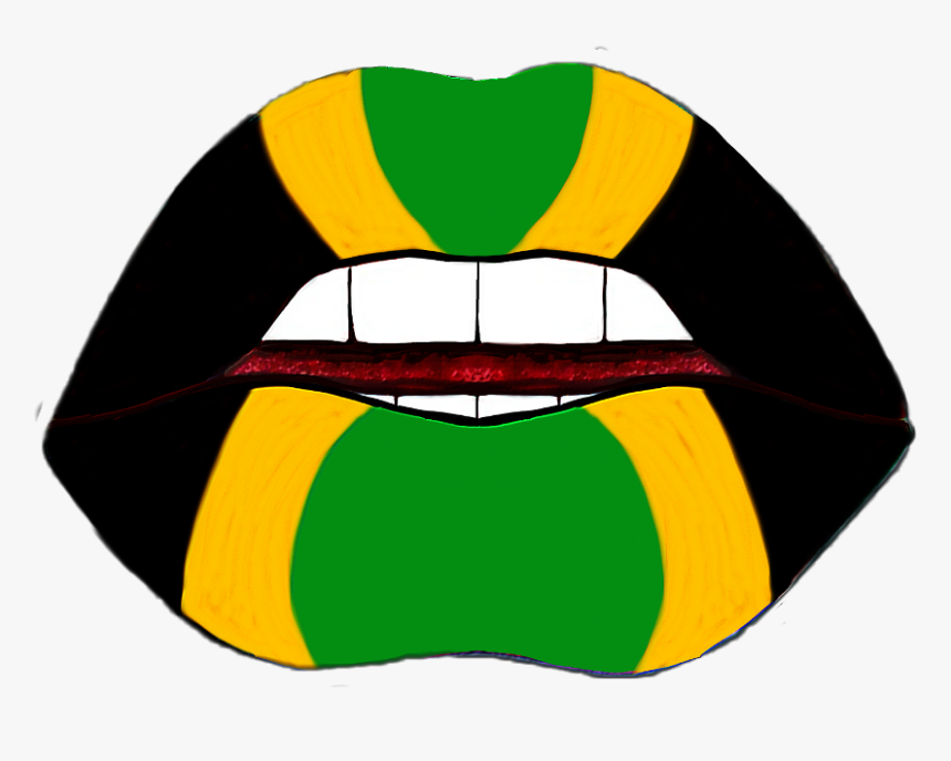 #lips #lips #levres #bouche #mydrawing #flag #jamaican - Jamaican Lips, HD Png Download, Free Download