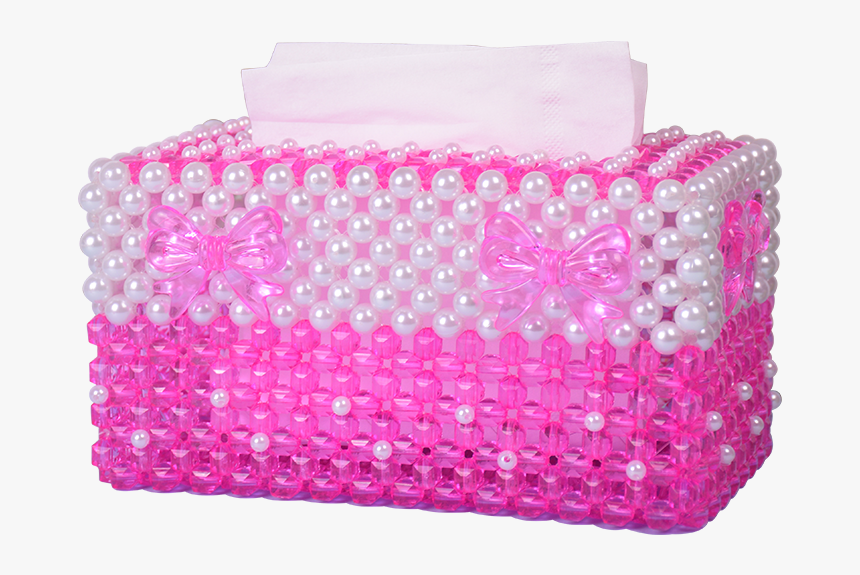 Beaded Tissue Box Png, Transparent Png, Free Download