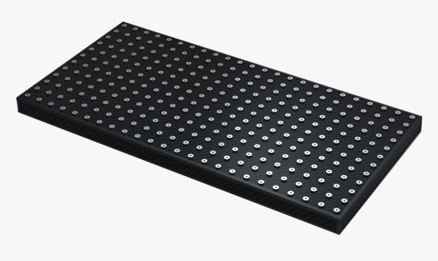 Carbon Fiber Breadboard With Protruding Inserts 1 - Carbon Fiber Optical Table, HD Png Download, Free Download