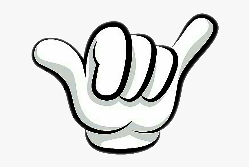 Dope Hands Sticker Clipart , Png Download - Simbolo Da Hang Loose, Transparent Png, Free Download