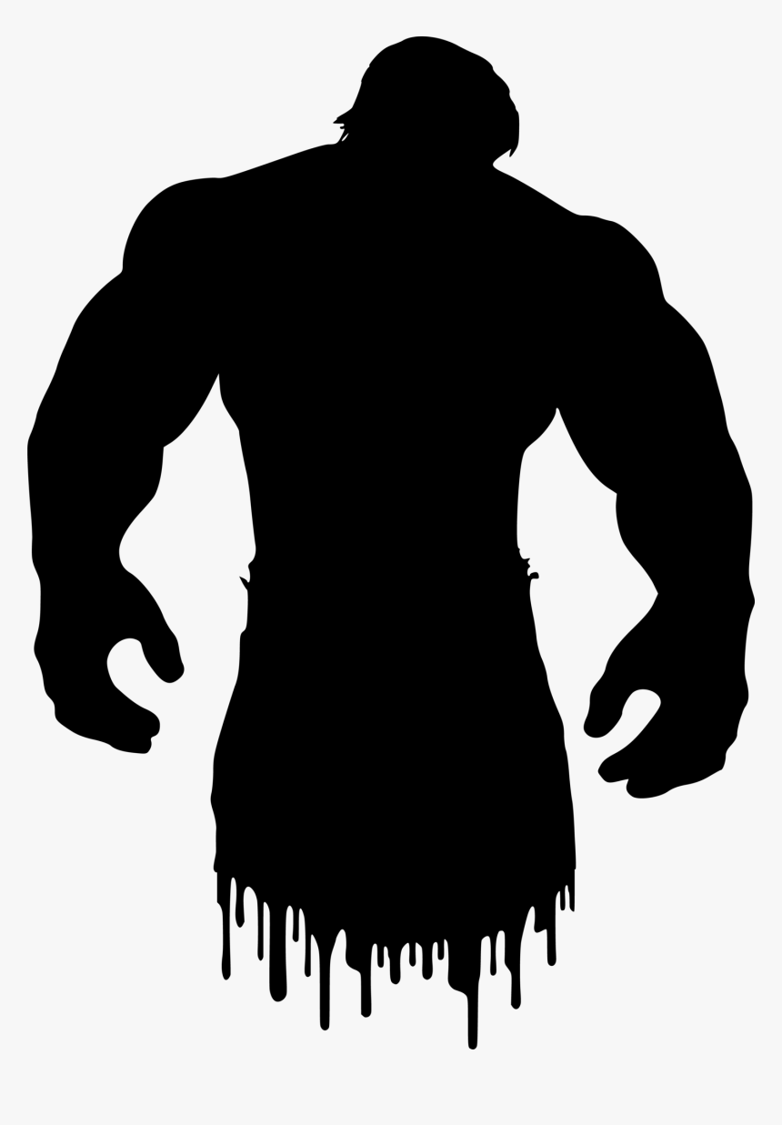 Incredible Hulk Silhouette, HD Png Download, Free Download