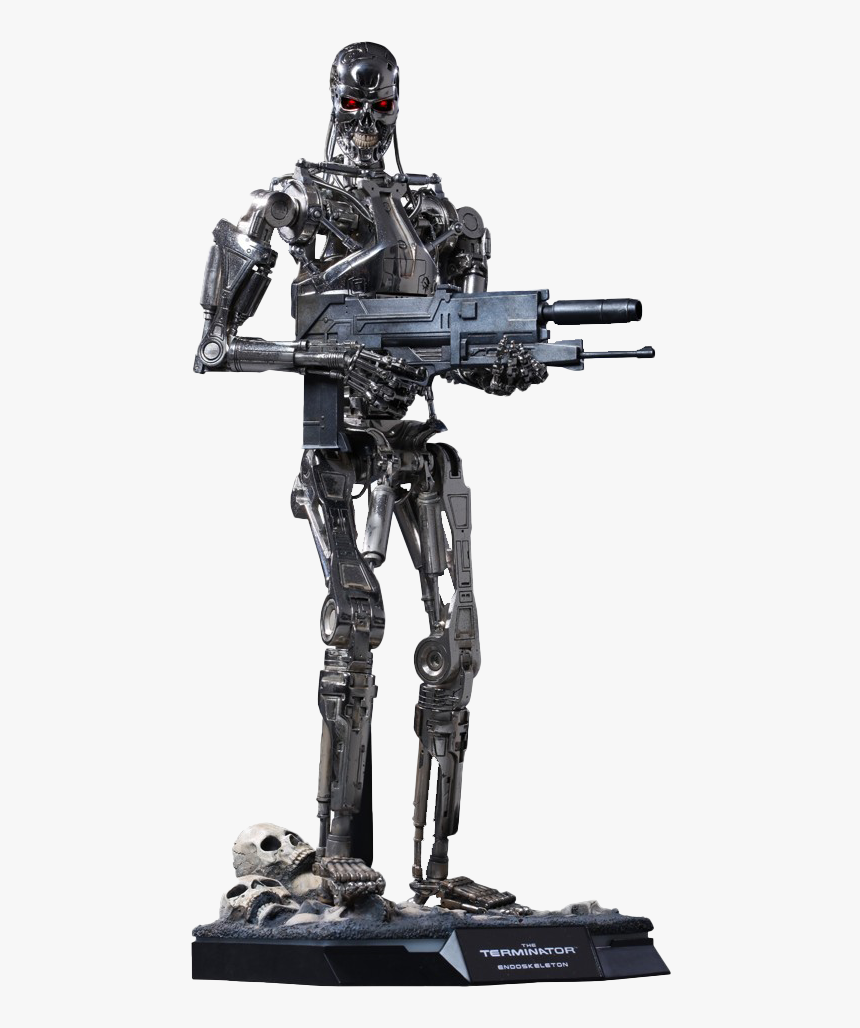 Terminator Transparent Free Png - T800 Exoskeleton Hot Toys, Png Download, Free Download