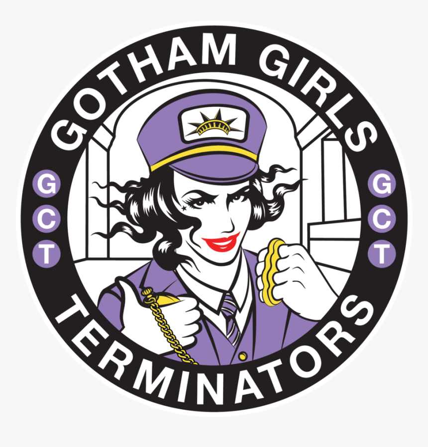 Ggrd Logo Travel Teams Terminators - Gotham Girls Roller Derby, HD Png Download, Free Download