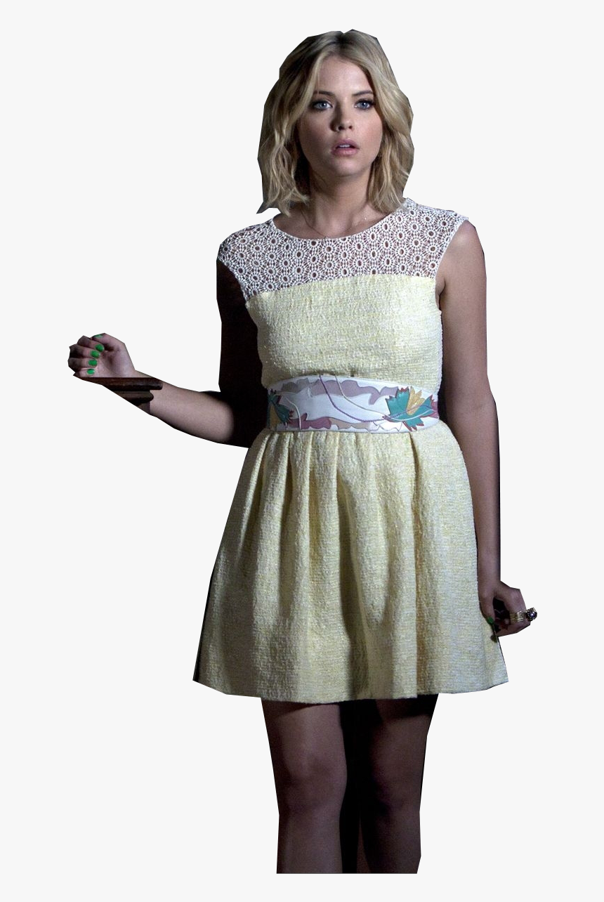 Ashley Benson Png , Png Download - Zara Yellow Dress Pretty Little Liars, Transparent Png, Free Download