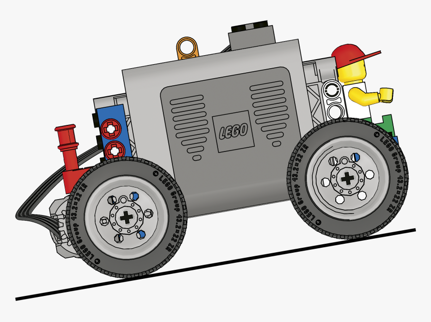 Lego Power Functions Simple Car, HD Png Download, Free Download