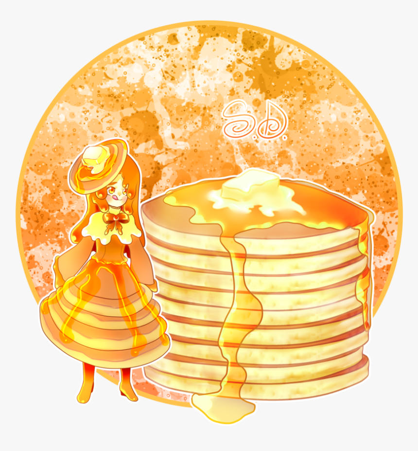 Transparent Pancake Clipart - Transparent Kawaii Pixels Pancake, HD Png Download, Free Download