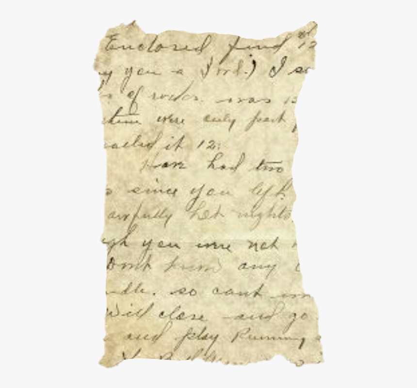 Old Paper Writing Template , Png Download - Vintage Writing Paper Background, Transparent Png, Free Download