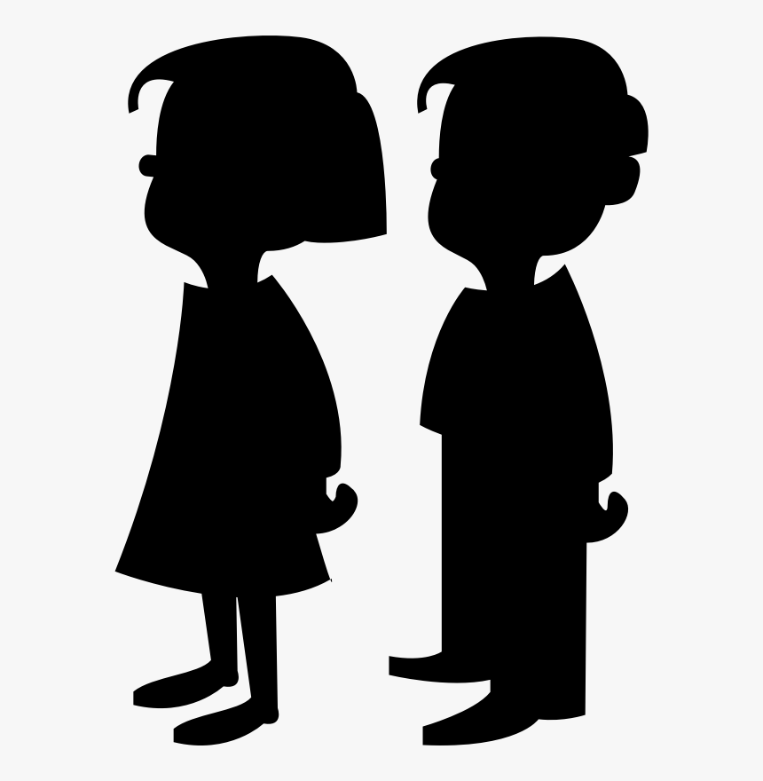 Silhouette Clip Art - Silhouette Children Clipart, HD Png Download, Free Download