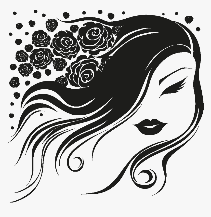 Female Head Silhouettes Png - Siluet Face Fashion Png, Transparent Png, Free Download
