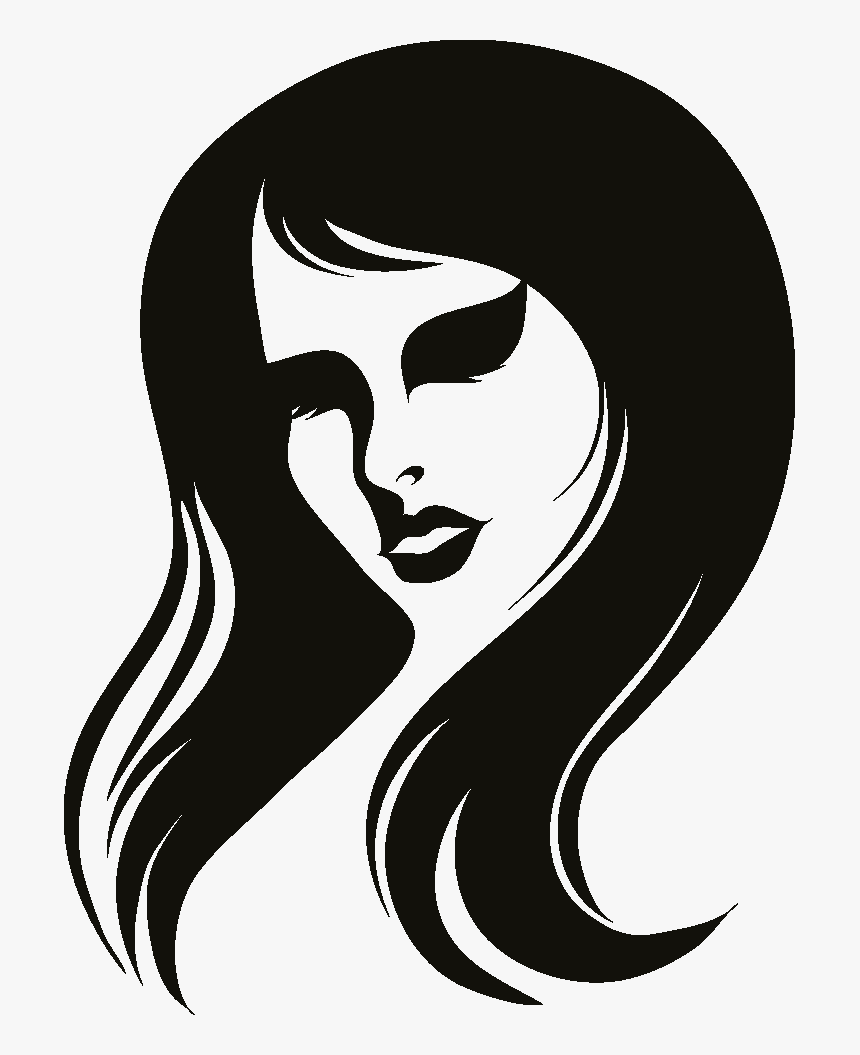 Female Head Silhouettes Png - Dibujo De Mujer Vintage, Transparent Png, Free Download