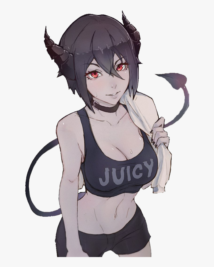 Transparent Anime Girl - Anime Cute Demon Girl, HD Png Download, Free Download
