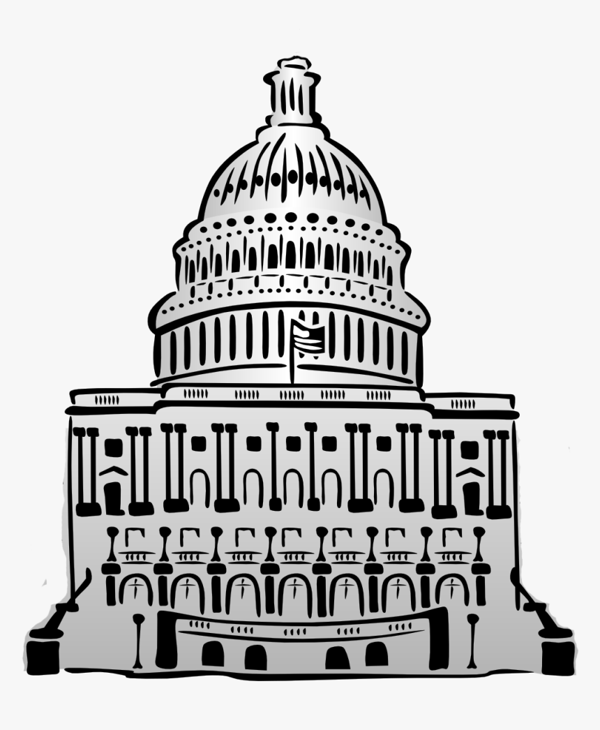 Capitol Building Clipart , Png Download - Us Capitol Png, Transparent Png, Free Download