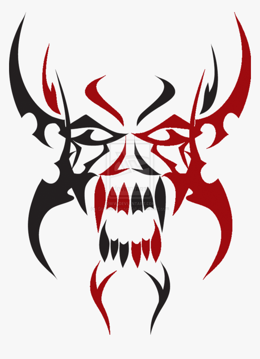 Tattoo Tribe Clip Art - Demonic Tribal Tattoo Designs, HD Png Download, Free Download