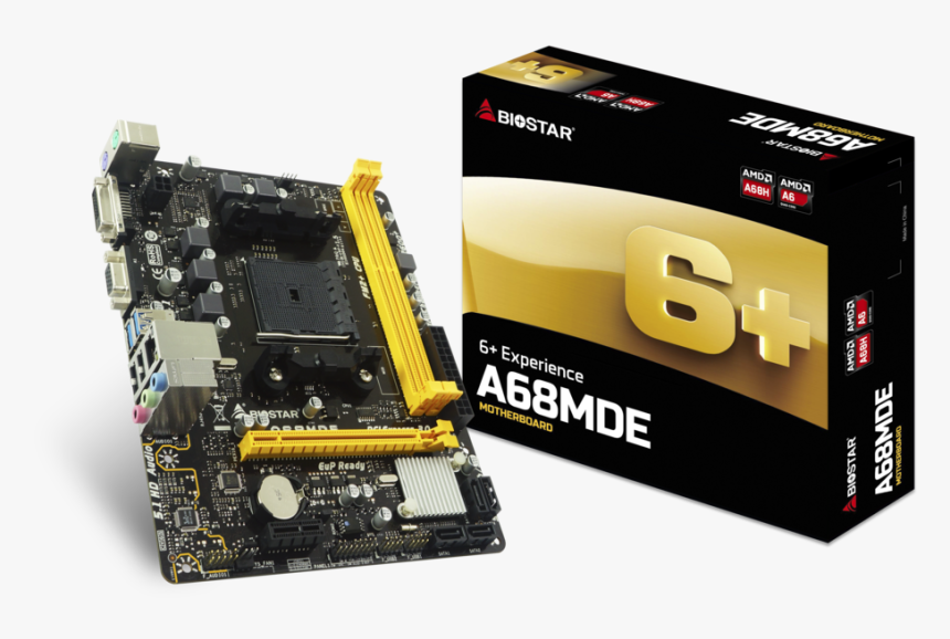 Yellow B350 Motherboard, HD Png Download, Free Download