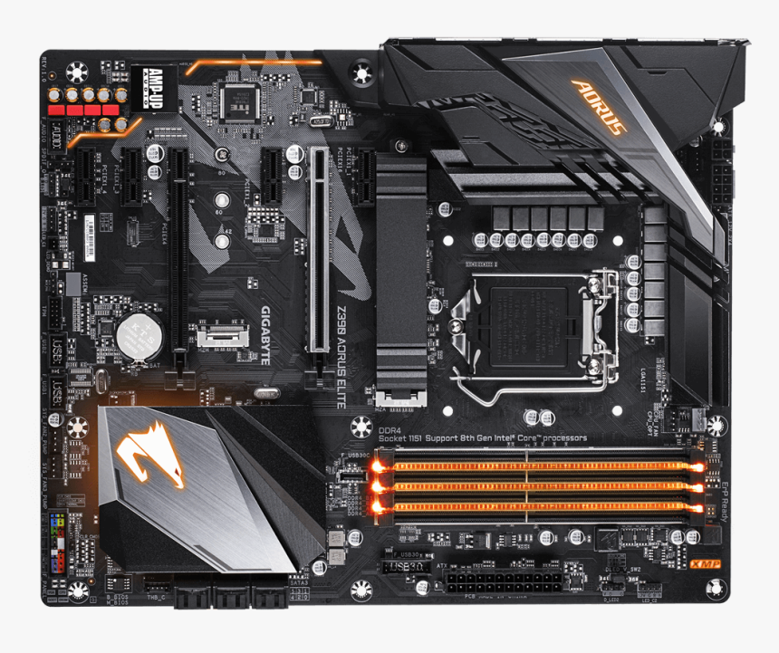 Gigabyte Aorus Z390 Elite, HD Png Download, Free Download