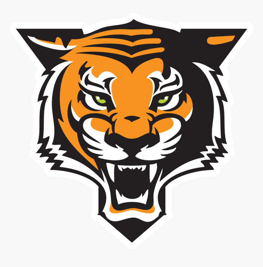 School Logo - Easy Tiger Roaring Drawing, HD Png Download, Free Download