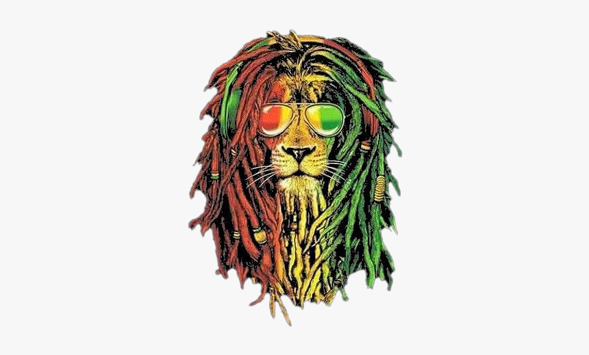 Rasta Lion Png Background Image - Rasta Lion, Transparent Png, Free Download