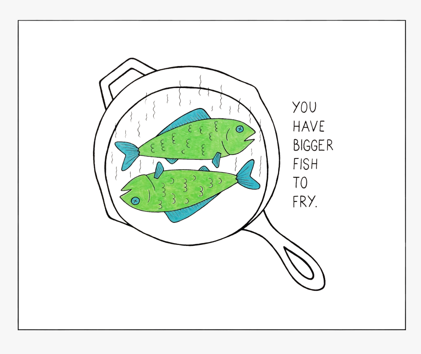 Fish To Fry Print - Illustration, HD Png Download, Free Download