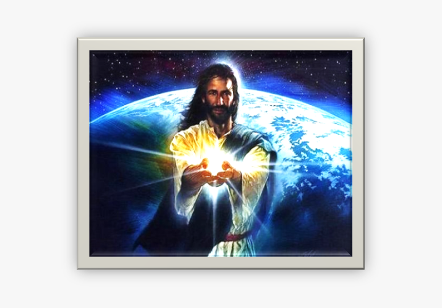 Jesus Light In Hands - Jesus With Light In His Hands, HD Png Download, Free Download