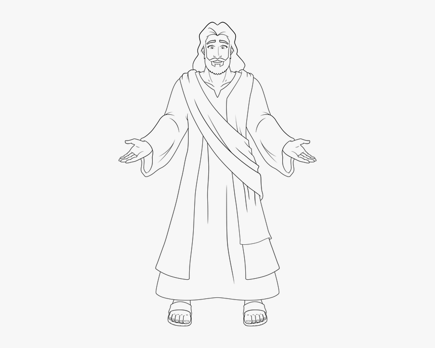 Drawing Jesus Christ Sketch, HD Png Download, Free Download