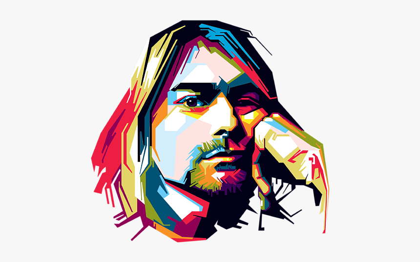 Kurt Cobain Dipinto, HD Png Download, Free Download