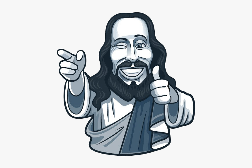 Jesus Png Transparent Picture - Jesus Thumbs Up Cartoon, Png Download, Free Download