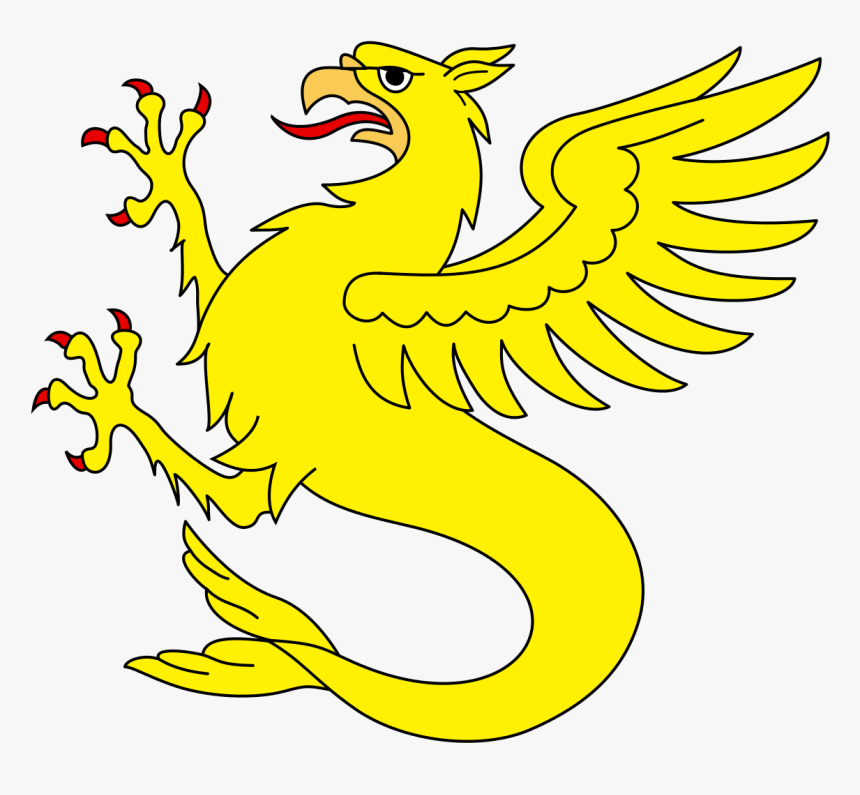 Griffin Png - Heraldic Griffin, Transparent Png, Free Download