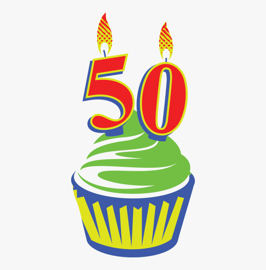 Happy Birthday 50 Png, Transparent Png, Free Download