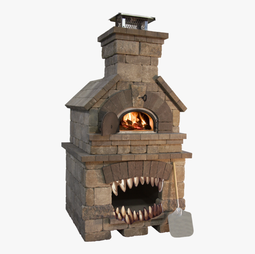 Outdoor Fireplace With Pizza Oven, HD Png Download, Free Download